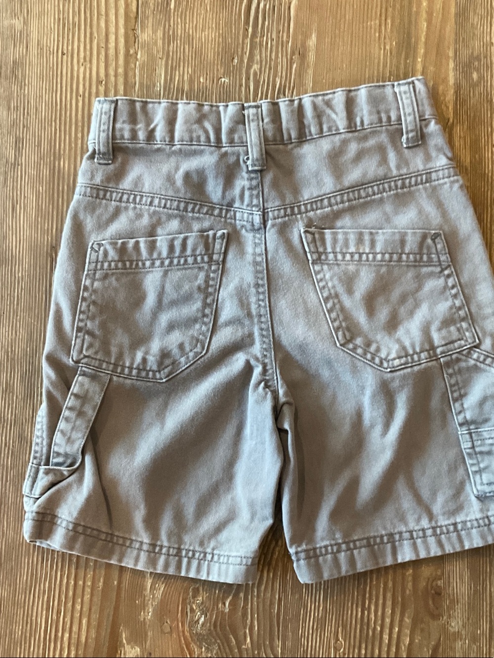 Cherokee cotton Gray Boys Chino Shorts - Picture 2 of 4